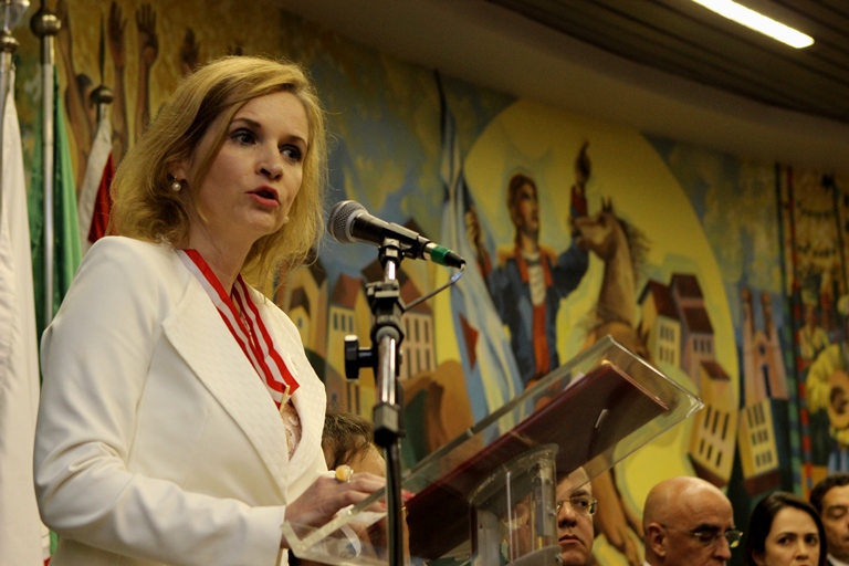 A Conselheira-Presidente do Tribunal de Contas do Estado de São Paulo, Cristiana de Castro Moraes (Foto: Karina Camargos Coutinho)